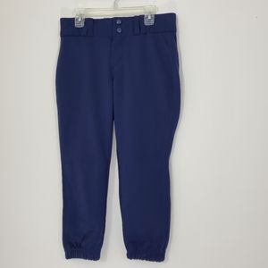 Champro Navy Womens Baseball Pants, Size Small